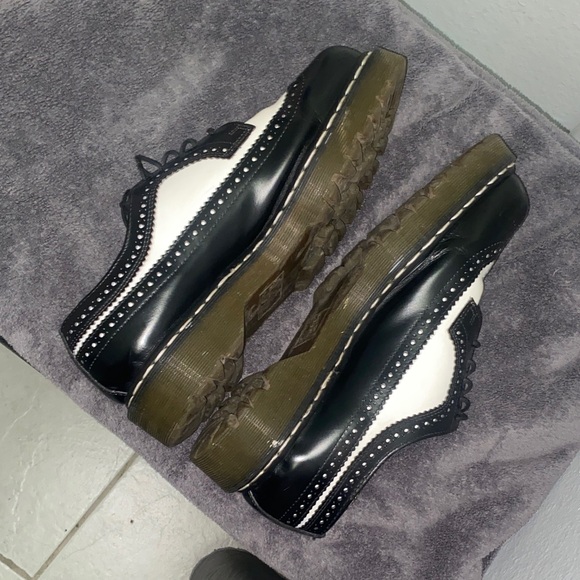 Dr. Martens Two-Tone Black and White Oxfords main image 8
